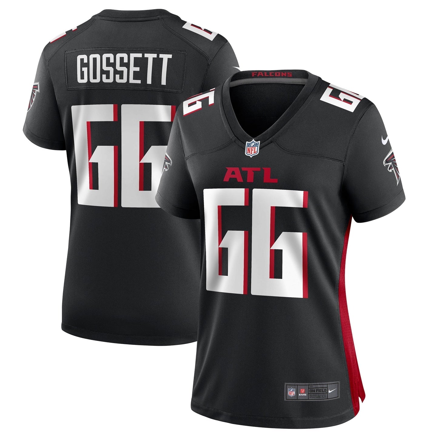 Women's Nike Colby Gossett Black Atlanta Falcons Game Jersey
