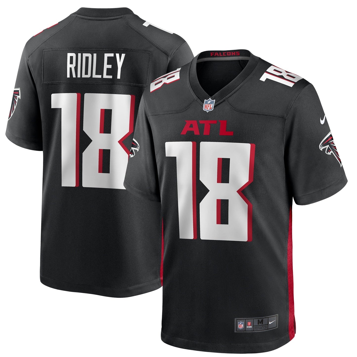 Men's Nike Calvin Ridley Black Atlanta Falcons Game Player Jersey